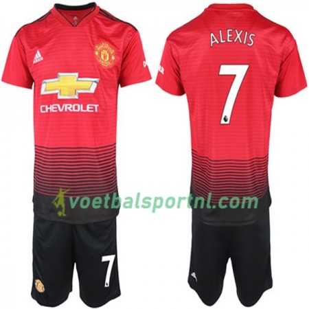 Manchester United Alexis Sanchez 7 Kind Thuis Tenue 2018-19 Manchester United Alexis Sanchez 7 Kind Thuis Tenue 2018-19